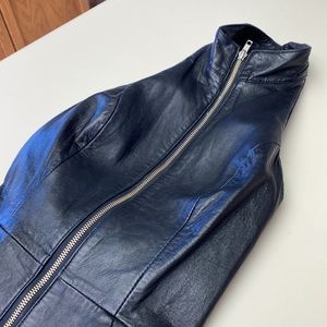 Michael Hoban Northbeach black Leather Dress